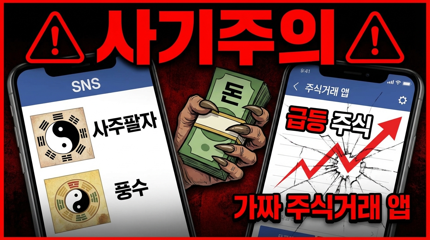 "올해 재물운이 터집니다"... 사주풀이에 속아 가짜 주식앱에 9천만원 넣은 52세 자영업자